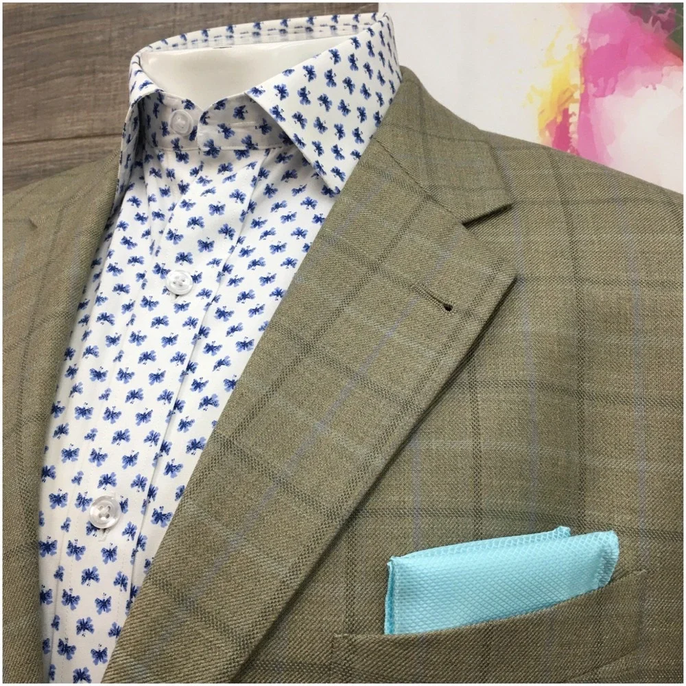 JOSEPH ABBOUD Mens Wool Silk Blazer Sport Coat‎ Casual Jacket 42L Classic Suit